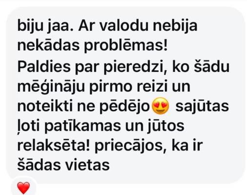 Klientes iespaidi pēc pirmās Japanese Head SPA reizes
